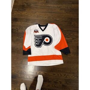 Projoy Vintage Philadelphia Little Flyers Hockey Jersey Mens XL NHL 90s